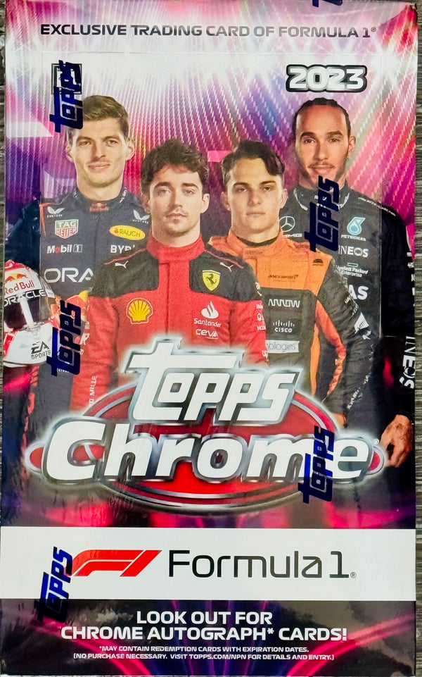 2023 Topps Chrome F1 Formula 1 Racing Hobby Box