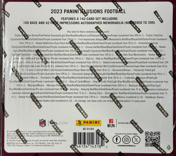 2023 Panini Illusions Football Hobby Box