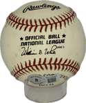 Johnny Bench Autographed Official National League Baseball (BECKETT)