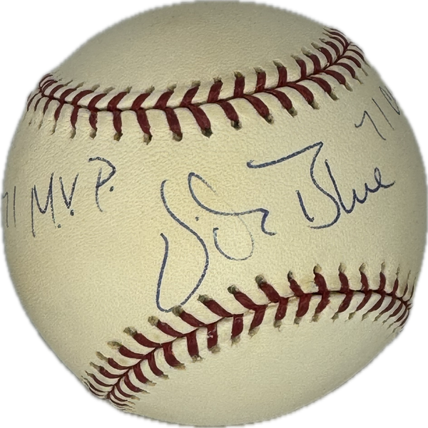 Vida Blue Autographed Official Major League Baseball