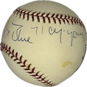 Vida Blue Autographed Official Major League Baseball