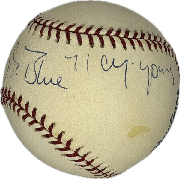 Vida Blue Autographed Official Major League Baseball