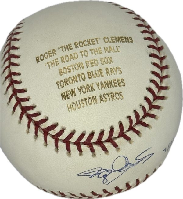 Roger Clemens Autographed Official Major League Baseball (MLB)