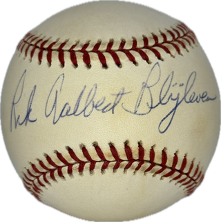 Bert Blyleven Autographed "Rik Aalbert Blyleven" Official American League Baseball