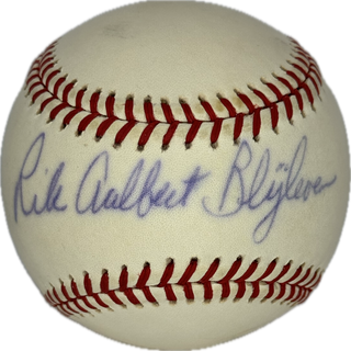 Bert Blyleven Autographed "Rik Aalbert Blyleven" Official American League Baseball