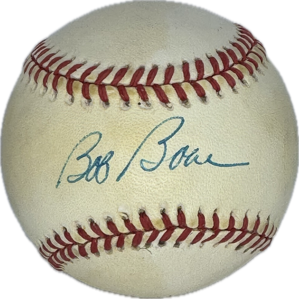 Bob Boone Autographed Official National League Baseball