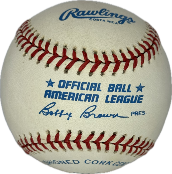 Wade Boggs Autographed Official American League Baseball