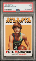 Pete Maravich 1971 Topps Card #55 (PSA 5)