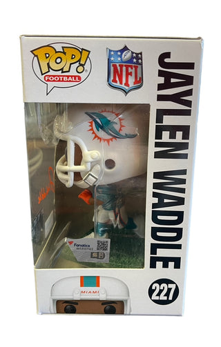 Jaylen Waddle Autographed Miami Dolphins Funko Pop! (Fanatics)