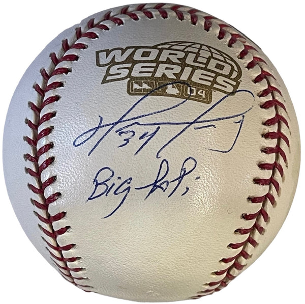 David Ortiz Signed 2004 World Series Official Major League Baseball (Steiner/MLB)