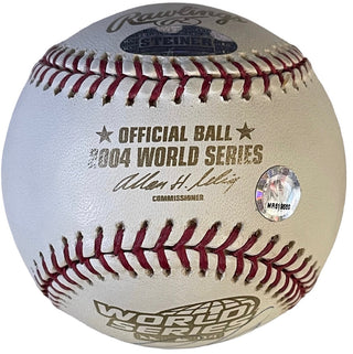 David Ortiz Signed 2004 World Series Official Major League Baseball (Steiner/MLB)