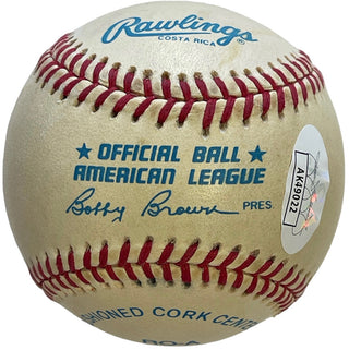 Bob Feller Autographed Official American League Baseball (JSA)