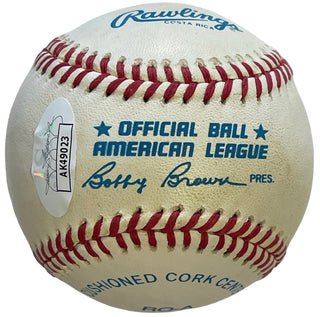 Brooks Robinson Autographed Official American League Baseball (JSA)