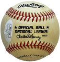 Warren Spahn Autographed Official National League Baseball (JSA)