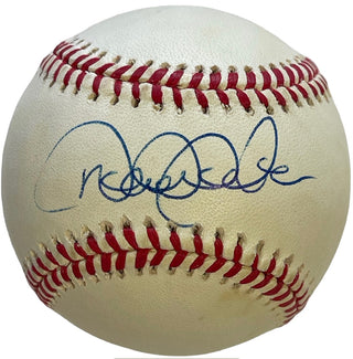 Derek Jeter Autographed Official American League Gene Budig Baseball (JSA)