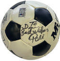 Pele Autographed Mitre Lazer Soccer Ball (Beckett)