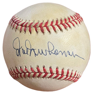 Hal Newhouser Autographed Official American League Baseball