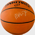 Magic Johnson Autographed Official Leather Basketball (JSA)