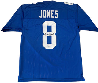 Daniel Jones Autographed New York Giants Custom Jersey (Beckett)