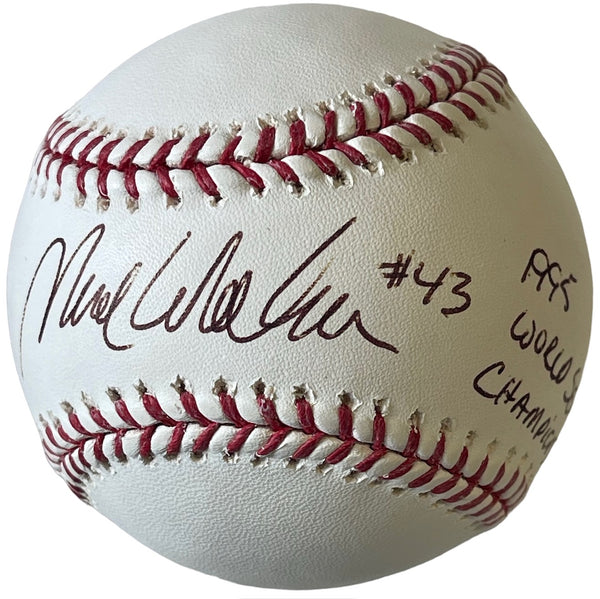 Mark Wohlers Autographed Official Major League Baseball