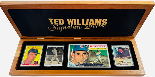 1996 Ted Williams Signature Series Porcelain Baseball Card Collection Autograph #153/521