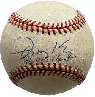 Jimmy Key Autographed Official Major League Baseball (JSA)