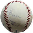 Willie Mays Autographed Official Major League Baseball Signed Twice (JSA)