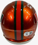 Kam Kinchens Autographed University of Miami Hurricanes Flash Mini Helmet (Beckett)