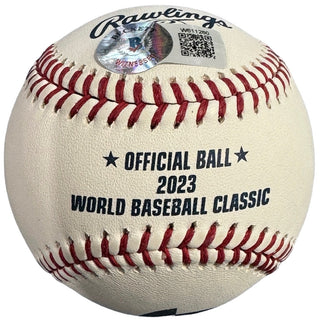 Randy Arozarena Autographed 2023 World Baseball Classic Baseball (Beckett)