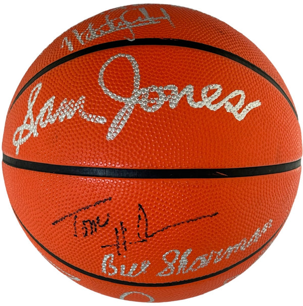 Boston Celtics Greats Autographed Spalding Basketball