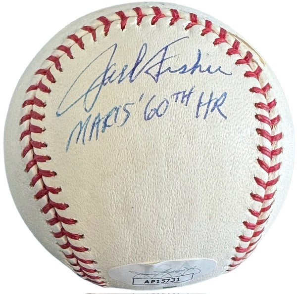 Tracy Stallard Al Downing Jack Fisher Signed Official Major League Baseball (JSA)