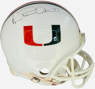 Michael Irvin Autographed University of Miami Hurricanes Authentic Riddell Helmet