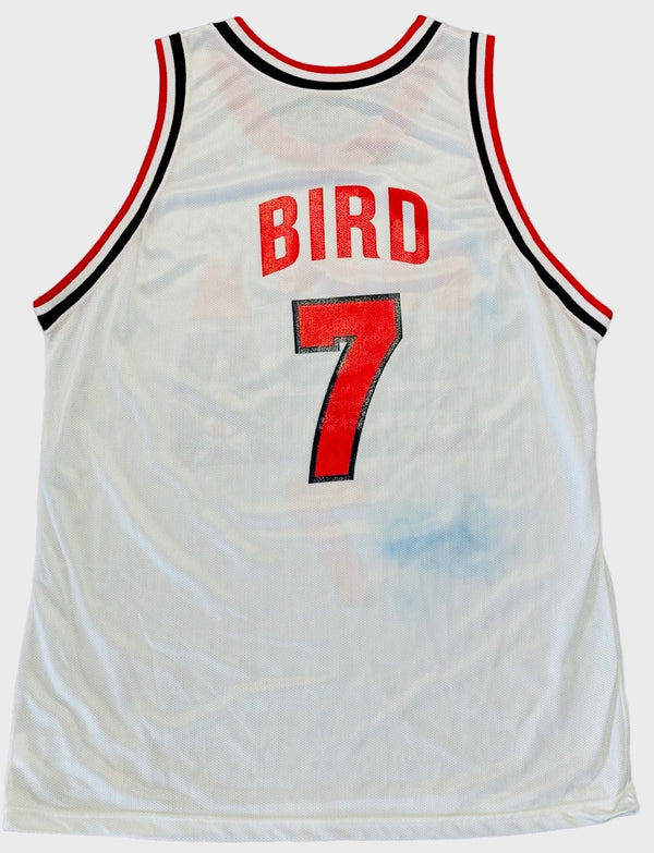 Larry Bird Signed 1992 USA Basketball Dream Team Champion Jersey (JSA)