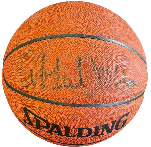 Abdul Jabbar Autographed Spalding All Surface Basketball (JSA)