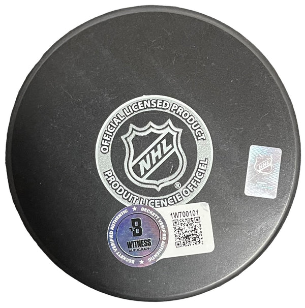 Sam Bennett Autographed "2024 Stanley Cup Champs" Florida Panthers Puck (Beckett)