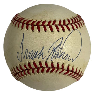 Frank Robinson Autographed Official American League Baseball