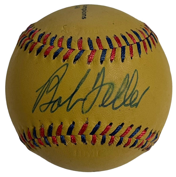 Bob Feller Autographed 1948 Cleveland Indians Commemorative Baseball