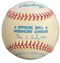 Whitey Ford HOF 74 Autographed Official American League Baseball