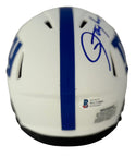 Lawrence Taylor Autographed New York Giants Eclipse Mini Helmet (Beckett Witnessed)