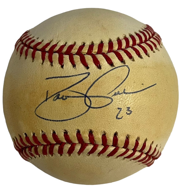 David Justice Autographed Official National League Baseball