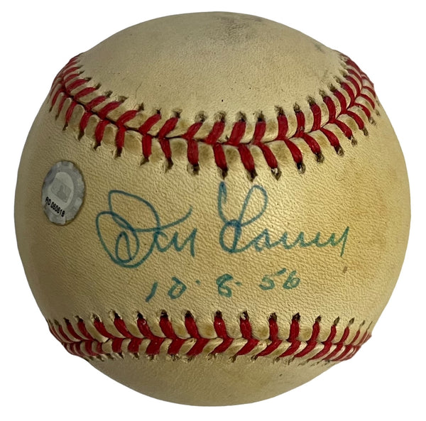 Don Larsen 10-8-56 Autographed Official American League Baseball (MLB)