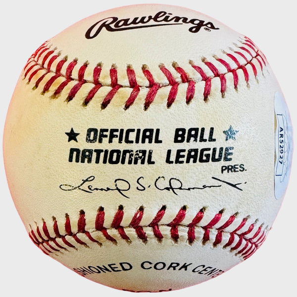 Hideo Nomo Autographed Official National League Baseball (JSA)