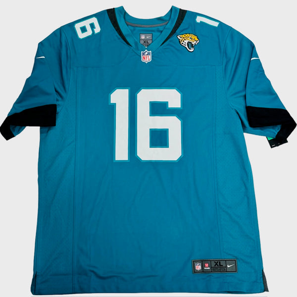 Trevor Lawrence Jacksonville Jaguars signed Nike Teal Jersey (Fanatics)