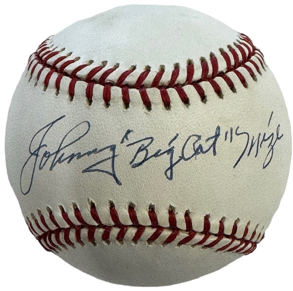 Johnny Mize Autographed Official American League Baseball (Beckett)