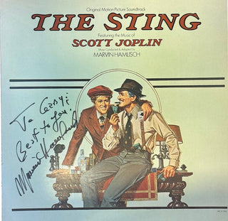 Marvin Hamlisch Autographed The Sting Record Album (Beckett)