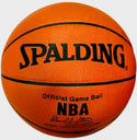 Wilt Chamberlain Autographed Spalding Leather Game Basketball (JSA)