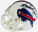 Jim Kelly Thurman Thomas Bruce Smith Signed Buffalo Bills Mini Helmet (JSA)