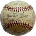 1942 Giants Team Signed Official National League Baseball (Beckett)