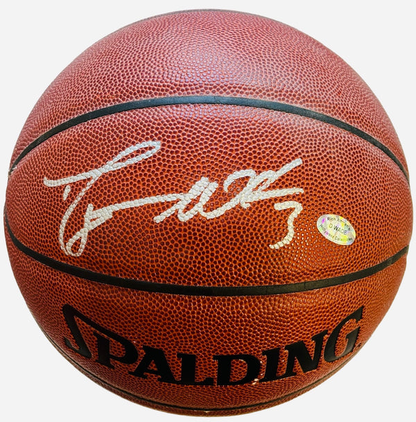 Dwyane Wade Autographed Rookie Signature" Indoor/Outdoor Spalding Basketball (JSA)