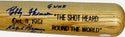 Ralph Branca & Bobby Thomson Autographed Louisville Slugger Bat (Steiner)